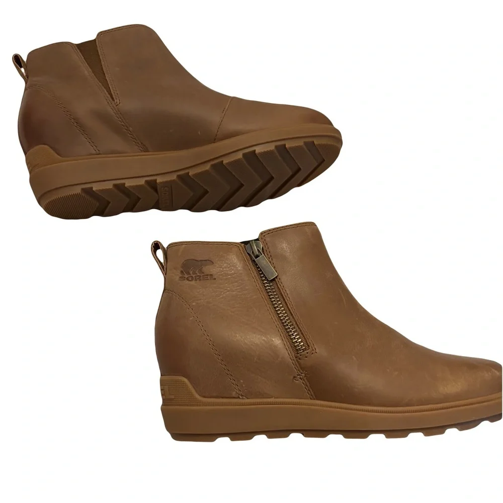 Sorel Women's Evie II Brown Waterproof Ankle Boots new without box - Picture 1 of 9